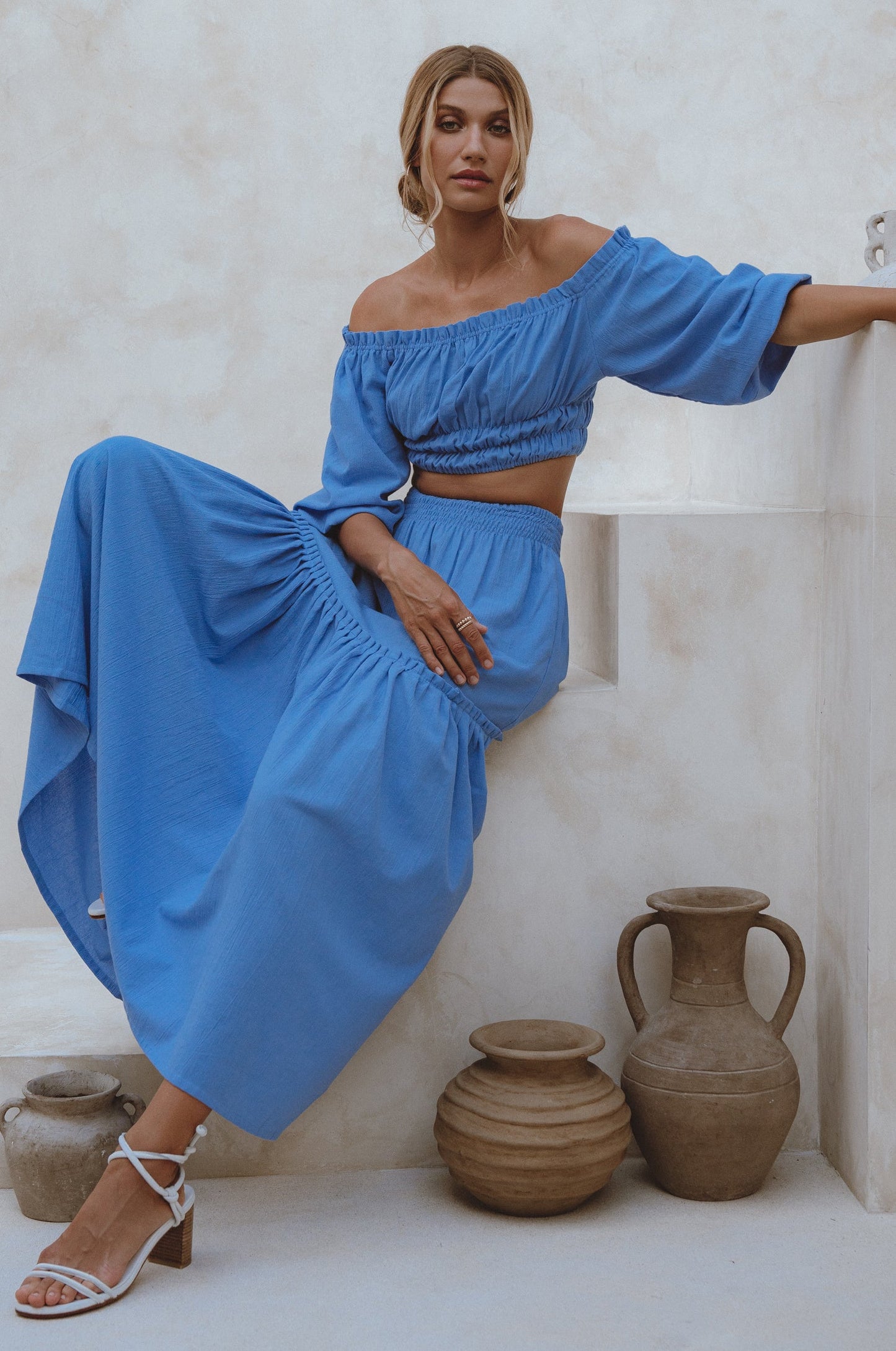 Annabelle Linen Maxi Skirt – Effortlessly Bohemian & Timelessly Elegant