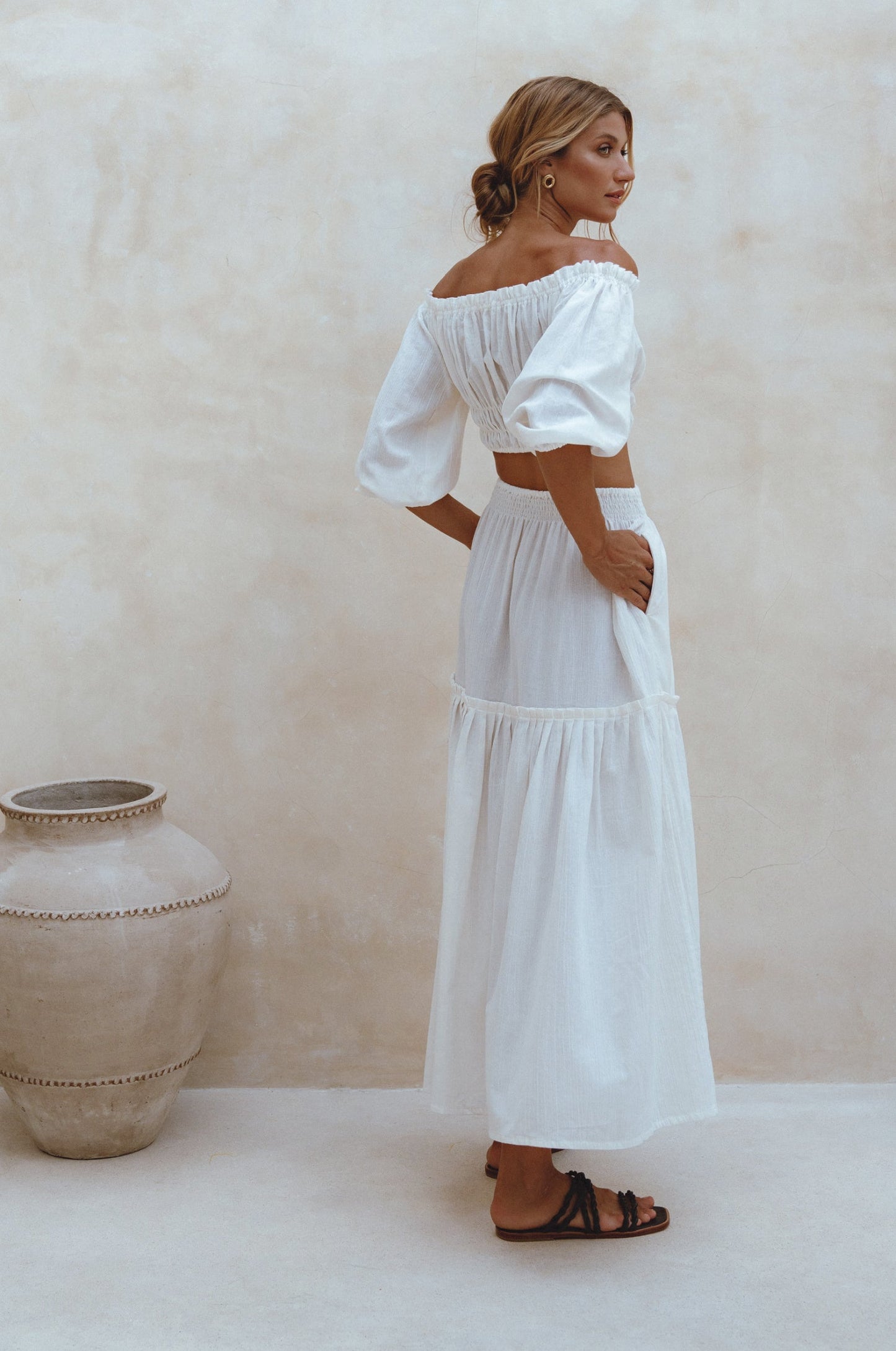 Annabelle Linen Maxi Skirt – Effortlessly Bohemian & Timelessly Elegant
