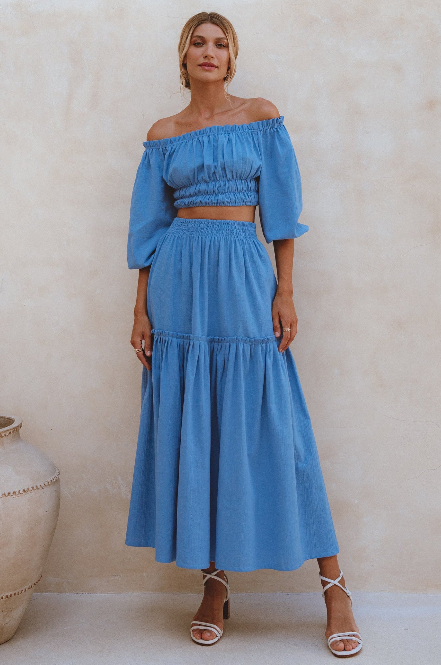 Annabelle Linen Maxi Skirt – Effortlessly Bohemian & Timelessly Elegant